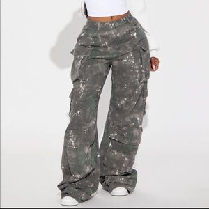 Cosmic Love Mineral Cargo Pant - Grey/combo